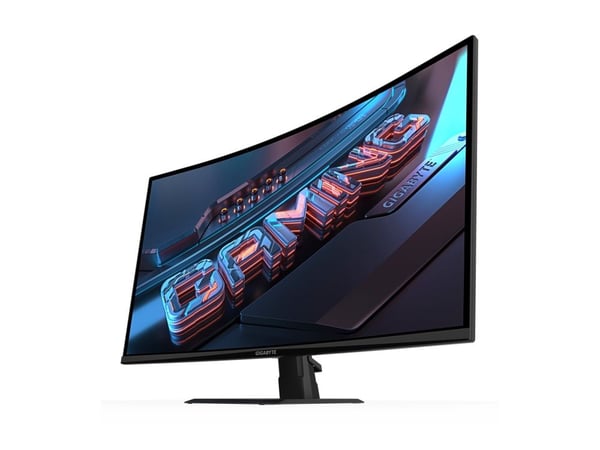 Gigabyte GS32QCA - LED-skjerm - 32" (31.5" synlig) - 2560 x 1440 QHD @ 180 Hz - VA - 250 cd/m² - 3500:1 - 1 ms - 2xHDMI, DisplayPort