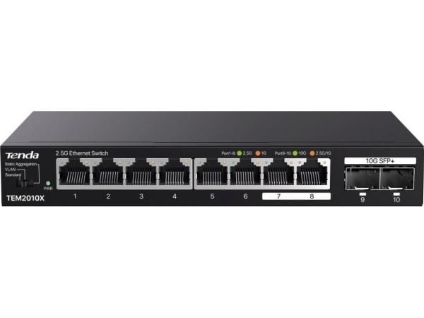 Tenda TEM2010X, 2.5G Ethernet (100/1000/2500), pöytätietokoneet
