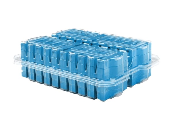 HPE - 20 x LTO Ultrium 9 - 18 TB / 45 TB - Skriveetiketter - lyseblå - bibliotekspakke - for P/N: R7E99A, R7F00A, R7F01A, R7F02A