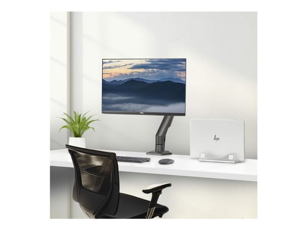Startech Desk Mount Monitor Arm, Up To 32" Display, C-Clamp, TAA - Monteringssett (leddarm, C-klemme) - for Skjerm - plastikk, stål - svart - skjer...