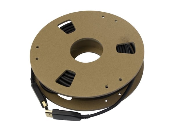 DELTACO - DisplayPort-kabel - 10 m - Active Optical Cable (AOC), 8 K 30 Hz (7680 x 4320) støtte, ensrettet - svart
