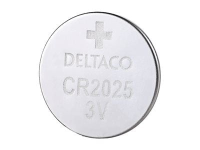 DELTACO Ultimate - Batteri CR2025 - Li