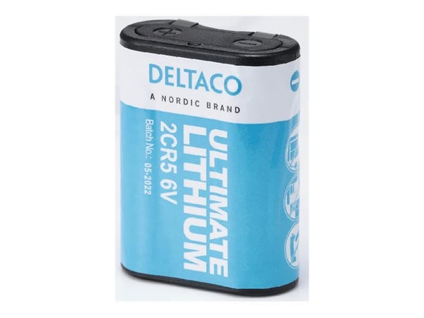 DELTACO Ultimate - Batteri 10 x 2CR5 - Li - blå