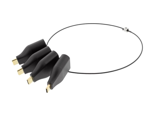 DELTACO USB-CAR1 - Autovirtasovitin - 1 A (USB) - musta
