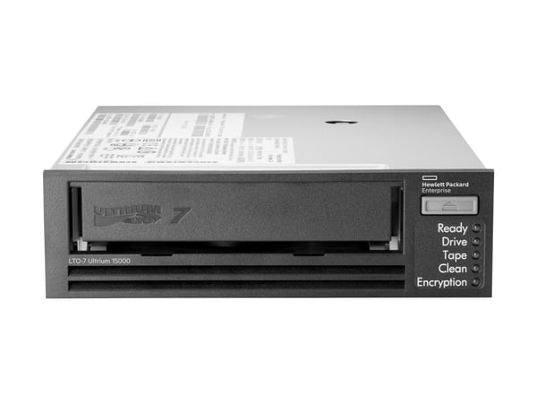 HPE StoreEver LTO-7 Ultrium 15000 - Båndstasjon - LTO Ultrium (6 TB / 15 TB) - Ultrium 7 - SAS-2 - intern - 5.25" - kryptering