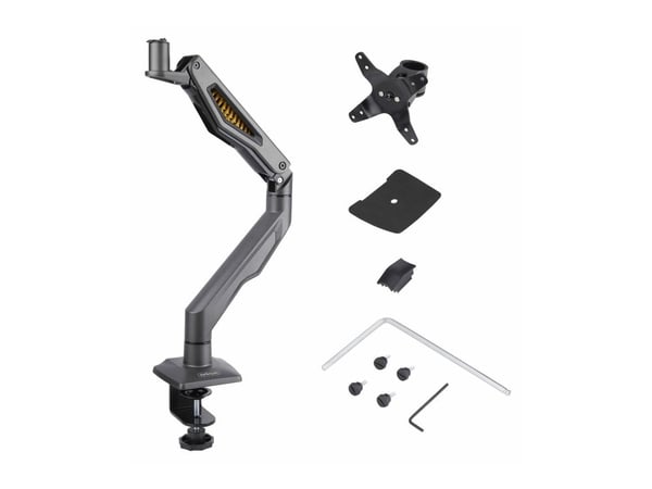 Startech Desk Mount Monitor Arm, Up To 32" Display, C-Clamp, TAA - Monteringssett (leddarm, C-klemme) - for Skjerm - plastikk, stål - svart - skjer...