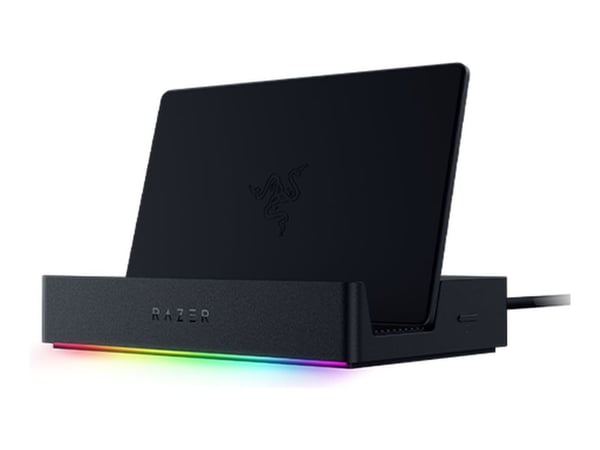 Razer Handheld Dock Chroma - Dokkingstasjon - for bærbar, gaming handheld - USB-C - HDMI - 1GbE