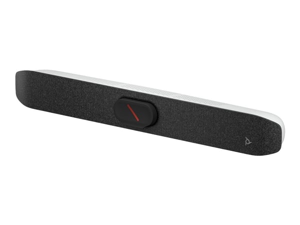 HP Poly Studio V12 - USB-videobar - Certified for Microsoft Teams, Zoom Certified - hvit - power adapter not included