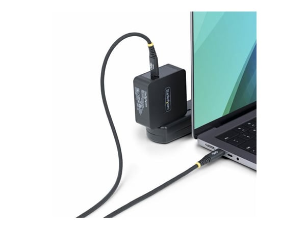 StarTech.com 1m USB-C-latauskaapeli, 240W, silikonivaippa w/Braid - USB-kaapeli - USB-C (uros) - USB-C (uros) - USB 2.0 - 48V - 5A - 1m - Extended ...