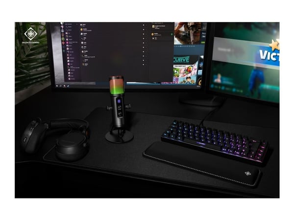 DELTACO GAMING GAM-171 - Mikrofon - USB - svart