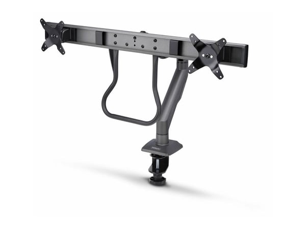Startech Desk Mount Dual Monitor Arm w/ Crossbar, Up To 27" Displays - Monteringssett - fører, mekanisk fjær - for 2 LCD-skjermer - plastikk, stål ...