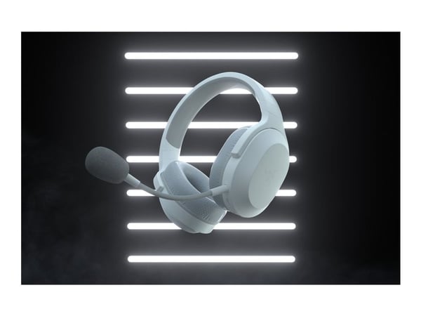 Razer Barracuda X Chroma - Hodesett - 7,1-kanals - full størrelse - Bluetooth / 2,4 GHz radiofrekvens - trådløs - hvit