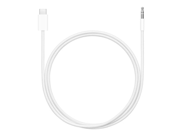 Apple - USB-C til hodetelefons-jakkadapter - USB-C hann til 3,5 mm telefonjakk hann - 1.2 m - toretnings