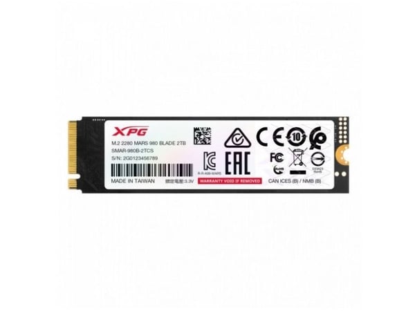 adata Disk SSD XPG MARS 980 BLADE 2TB PCIe 5x4 14/13 Gt/s M2