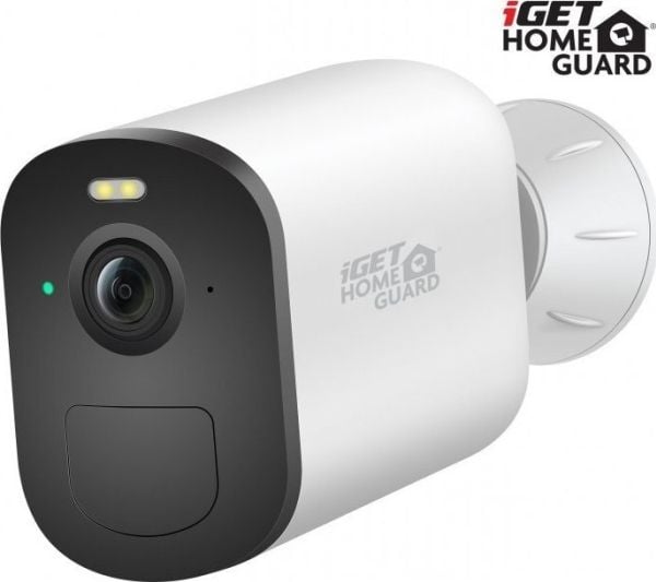 Homeguard SmartCam Plus - Nätverksövervakningskamera - inomhusbruk, utomhusbruk - väderbeständig - färg (Dag&Natt) - 3 MP - 2304 x 1296 - 2K - ljud...