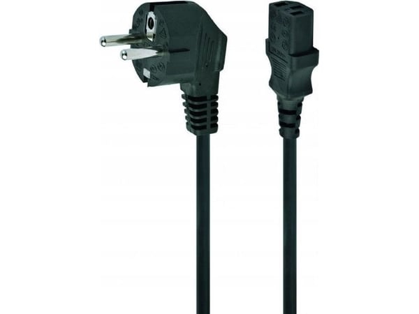 Cablexpert - Virtajohto - virta CEE 7/7 tehoon IEC 60320 C13 - 6 A - 1 m - muotoinen