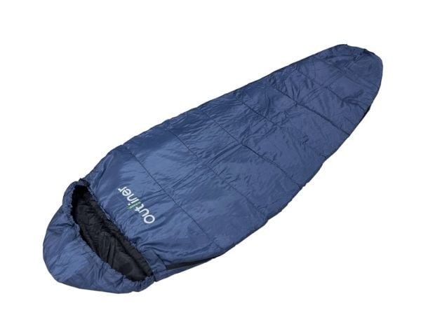Sovepose Outliner, blå, høyre, 230 cm