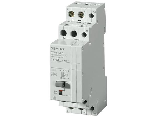 Fjernkontakt DIN-skinne Siemens 5TT4122-0 2 x sluttekontakt 250 V 16 A 1 stk 1 stk