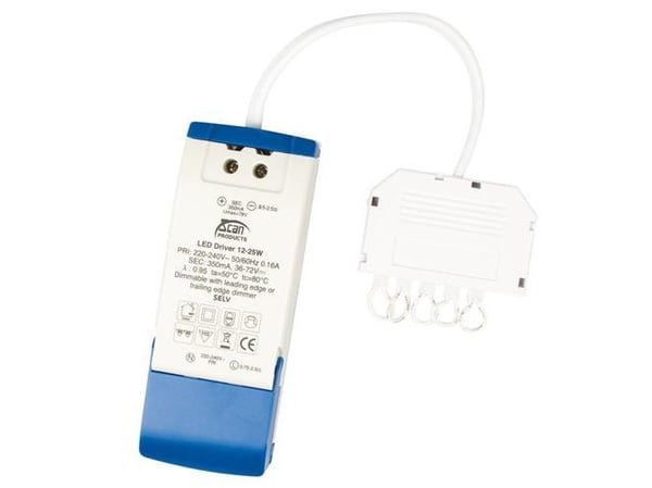 Driver DIM 12-25W 350mA IP21