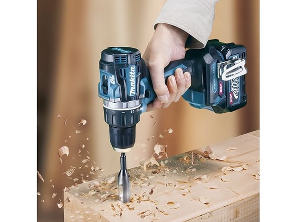 Makita DF002GZ - Drill/driver - trådløs - 2 hastigheter - nøkkelfri borhylse 13 mm - 64 N·m - 164 mm - uten batteri - 40 V - SOLO