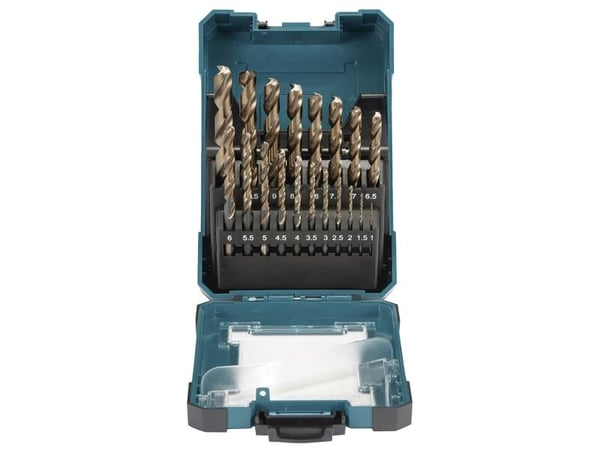 Makita M-Force - Poranteräsarja - metallille - 19 kpl - 1-10 mm