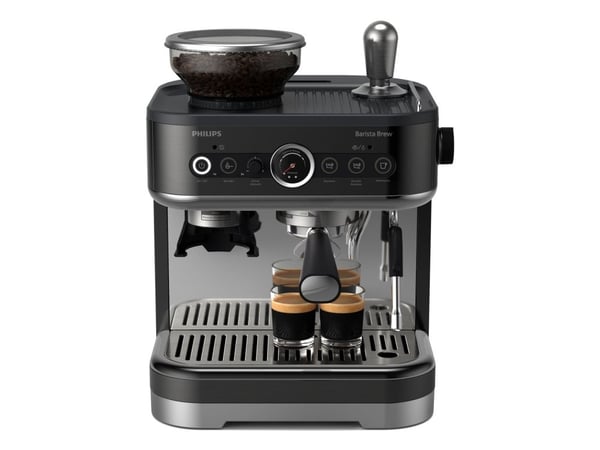 Philips Barista Brew PSA3218 - Kaffemaskine med capuccinatore - 15 bar - sort
