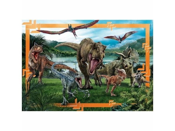 Clementoni Supercolor 23770, 104 stykker, Dinosaurer, 4 år
