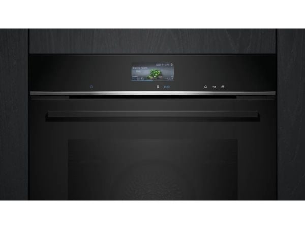 Siemens extraKlasse iQ700 HS736GDB1 - Ovn - med dampfunksjon - innebygd - Wi-Fi - fordypning - bredde: 56 cm - dybde: 55 cm - høyde: 58.5 cm - med ...
