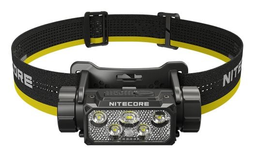 Nitecore HC70 UHE, Hodebåndslommelykt, Sort, Aluminium, Knapper, 1,5 m, IP68