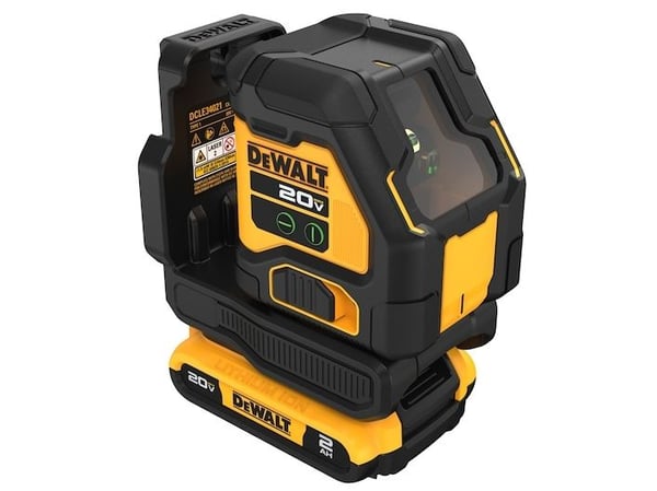 DeWalt DCLE34021D1-QW ristilaser-taso; 18 V; 1x2,0 Ah akku.