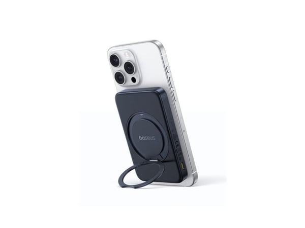 Baseus PicoGo Qi2, 5000 mAh, Langaton lataus, Musta