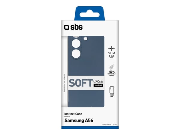 SBS TEINSTSAA56B, Deksel, Samsung, Galaxy A56, 17 cm (6,7"), Blå