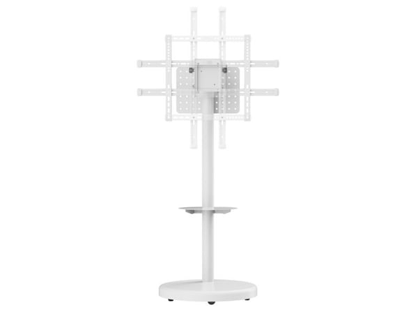 Techly ICA-TR55, 200 x 200 mm, 400 x 600 mm, -10 - 5°, 90°, Plast, Stål, Hvit