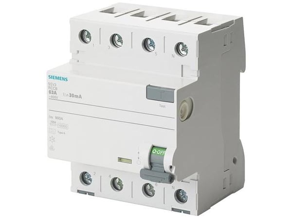 Siemens 5SV36423 FI säkerhetsbrytare 25 A 0,3 A 400 V