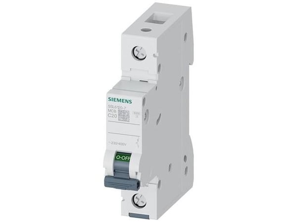 Siemens 5SL6120-7 Siemens Indus.Sector Katkaisija 1-napainen 20 A