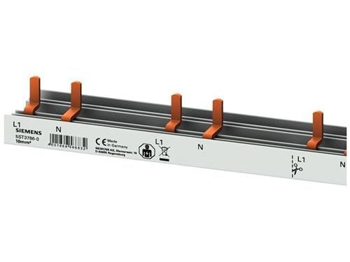 PIN samlingsskena 10mm² 2PH L214MM