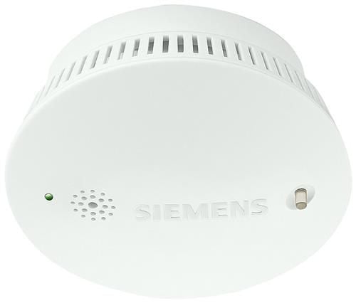 Siemens røgdetektor/røgalarm SD230N titanium hvid til 230V med 9V batteribackup