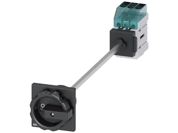 Lastdelningskontakt Svart 3-polig 16 mm² 25 A 690 V/AC Siemens 3LD31480TK51