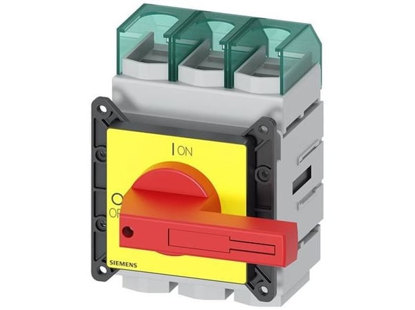 Lastfrånskiljarkontakt röd/gul 3-pol 185 mm² 250 A 690 V/AC Siemens 3LD24050TK13