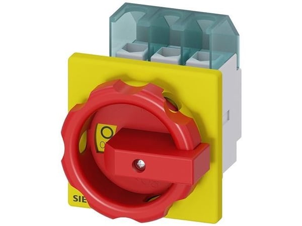Siemens 3LD2203-0TK53, 3P, Punainen, Keltainen, 690 V, 400 V, 6000 V, CSA, UL, VDE, EAC, CE, LRS