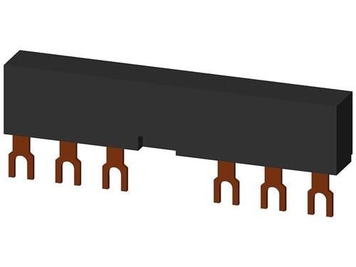 Samleskinne 3RV1 2F 63mm 3 kontakt gaf