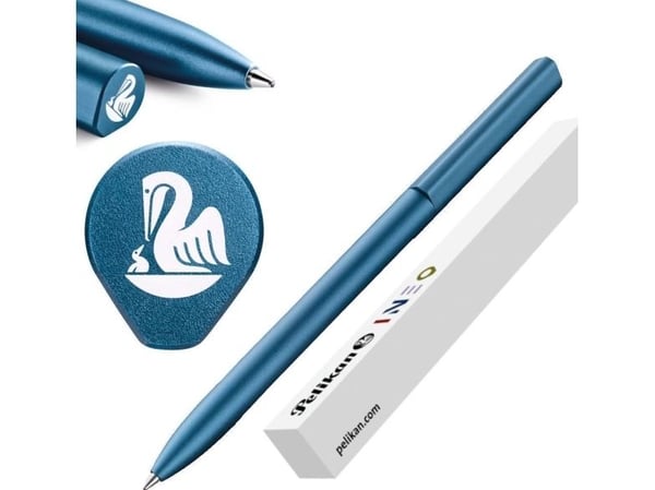 Pelikan Ineo, Kulepenn som åpnes og lukkes ved vridning, Gjenfyllbar, Blå, 1 stykker
