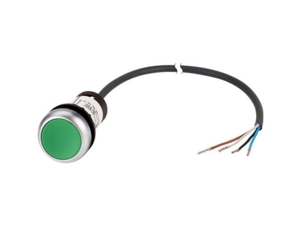 Eaton 185670 C22-D-G-K10-P62 Painonappi litteä Vihreä 1 kpl