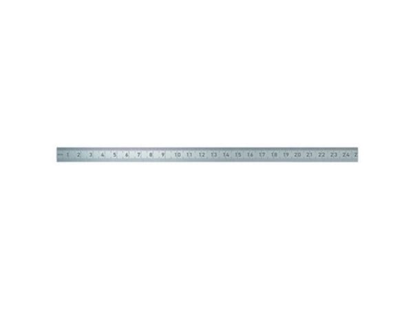 BMI taivutettava teräsviivain 1000mm 18x0.5mm VA DIN2968 plus6 963100030 Mittaviivain 1000 mm Ruostumaton teräs