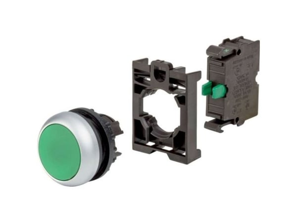 Eaton M22-D-G-K10-BVP tryckknapp frontinsats i plast 1 st (110934)