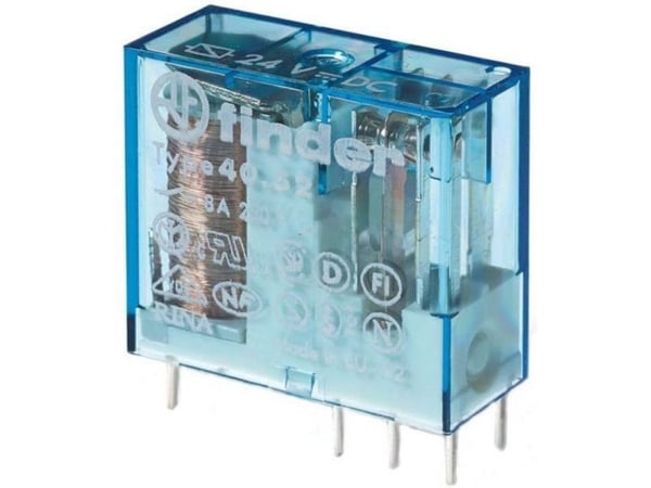 Finder 40.52.7.048.0000 printrelé 48 V/DC 8 A 2 x vekslere (1 stk.)