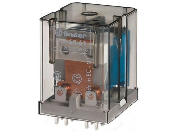 Finder 65.61.9.012.4300 printrelé 12 V/DC 30 A 1 x sluttekontakt, 1 stk