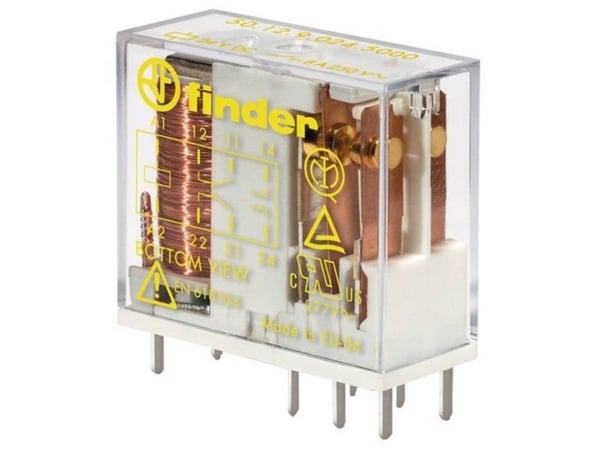 Finder 50.12.9.005.5000 printrelé 5 V/DC 8 A 2 x veksel