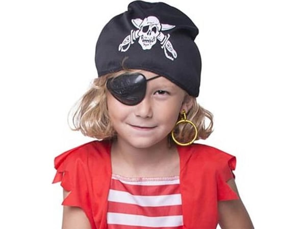 Arpex øye og piratøredel - piratbånd - 1 stk universell