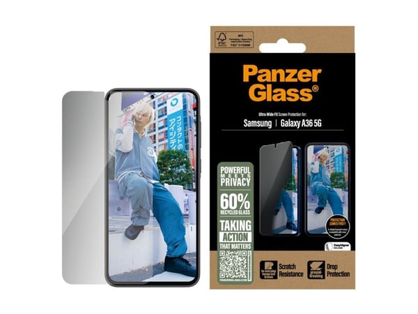 Panzer Glass PanzerGlass Ultra-Wide Fit Privacy Glass for Samsung Galaxy A36 5G